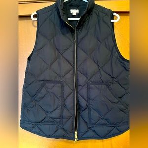 J crew black vest